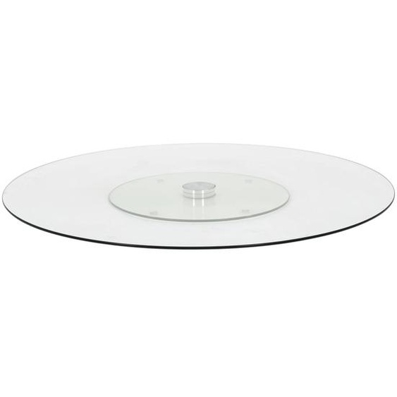 Assiette de service rotative Transparent 60 cm Verre trempé