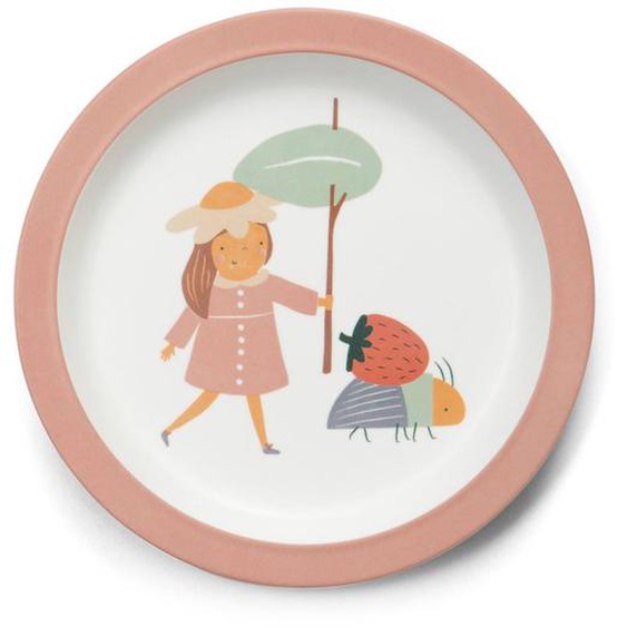 Assiette Dragon Tales En Melamine Rose