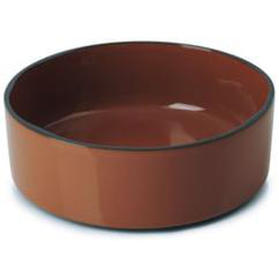 Assiette gourmande Caractère céramique canelle Ø14 cm 350 ml