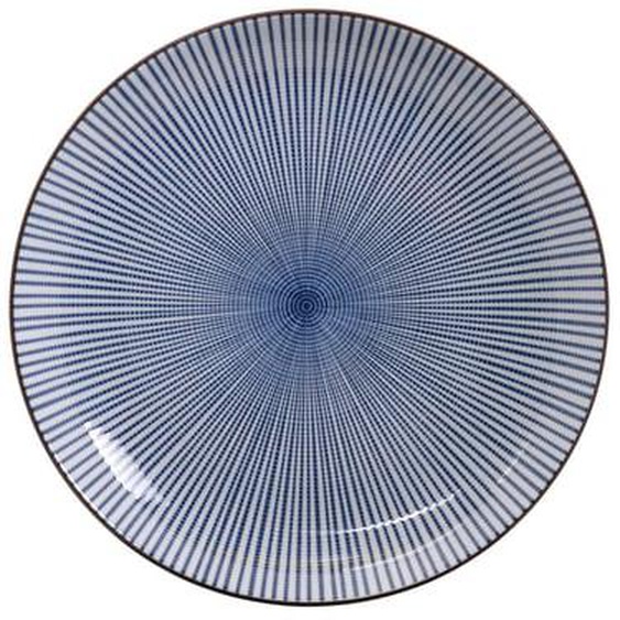 Assiette plate SENDAN bleu Ø24 cm