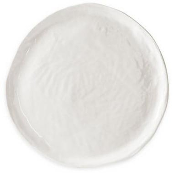 Assiette plate Yli en céramique blanche albâtre Ø26 cm
