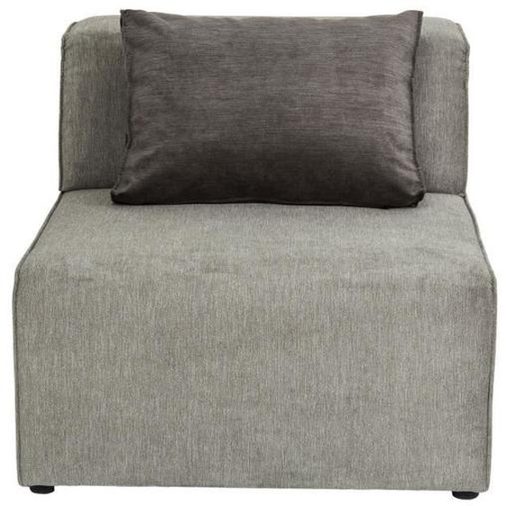 Assise centrale 80cm canapé Infinity gris Kare Design - Tissu - Contemporain - Design - Moelleux