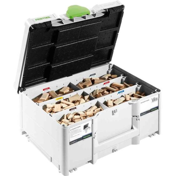 Assortiment de domino en hêtre DS 4/5/6/8/10 1060 BU + coffret SYSTAINER - FESTOOL - 576794