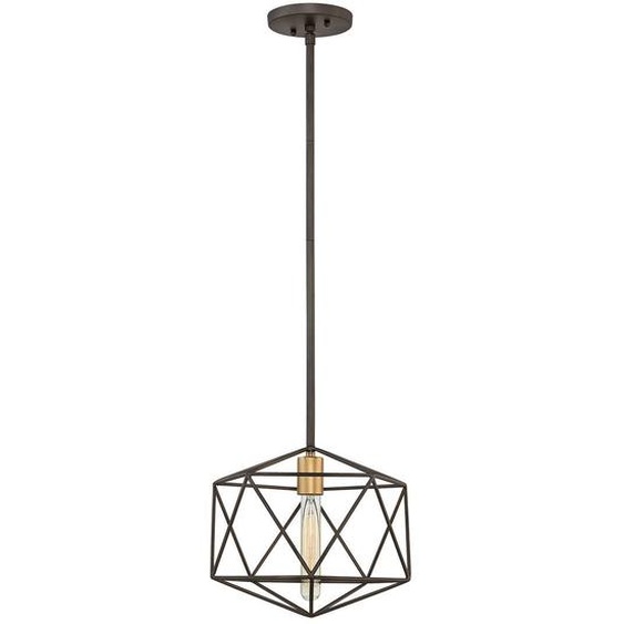 Astrid lampe suspendue bronze mat / or 1xE27 60W Hinkley