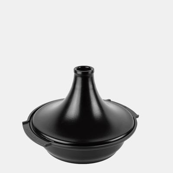 Atlas Atlas, Tajine Tous Feux, Noir Satin, 30 cm - 11,75 in