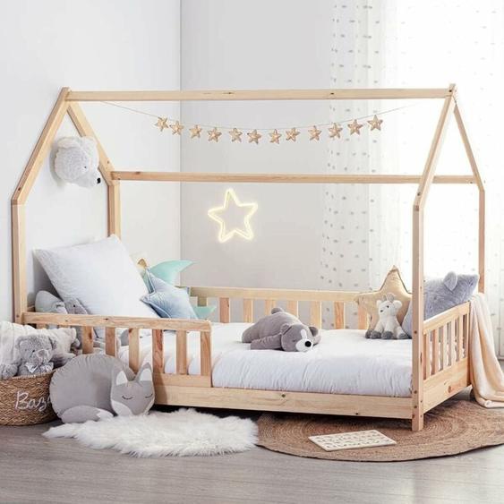 Atmosphera Créateur Dintérieur - Lit Cabane Enfant atmosphera Bosco - 90 x 190 cm - Sans matelas