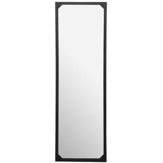 Miroir mural - ATMOSPHERA - Lola - Métal Noir - 45 x 150 cm - Style Industriel