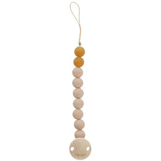 Attache Tétine En Caoutchouc 100% Naturel Sandy Multi-coloured