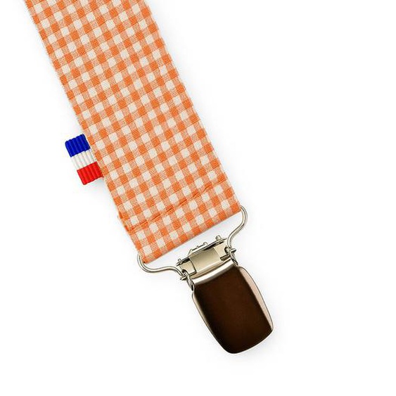 Attache Tétine En Coton Bio Vichy