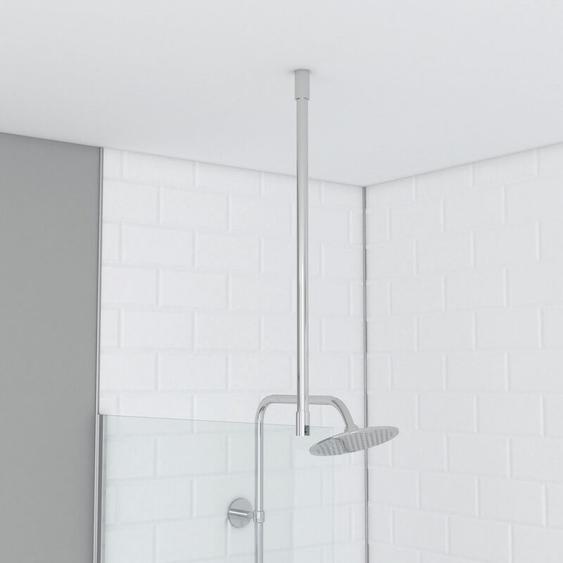 Barre de fixation plafond pour douche a litalienne - barre de fixation plafond 60cm recoupable