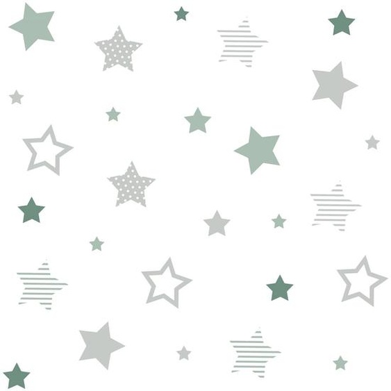 Autocollant Mural Détoiles Pour Enfants Vert