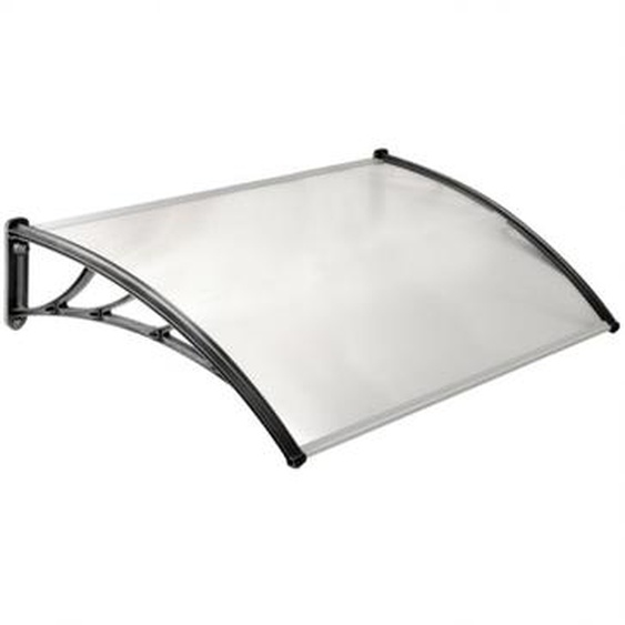 Idmarket - Auvent de porte marquise daccueil 80 x 120 cm polycarbonate