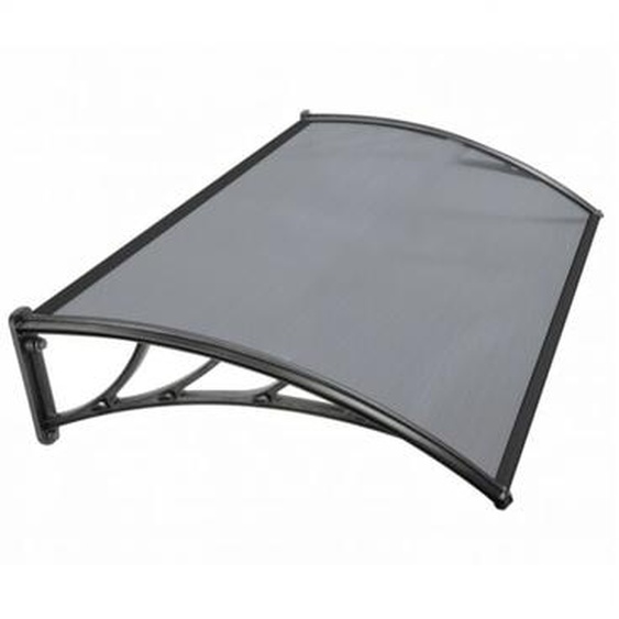 Idmarket - Auvent de porte marquise daccueil 80 x 120 cm teinté