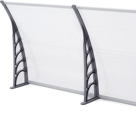 Auvent pour fenêtre/porte, couleur prune, plaque transparente en polycarbonate, protection UV, résistant à la pluie, 1,2/1,5/2 m