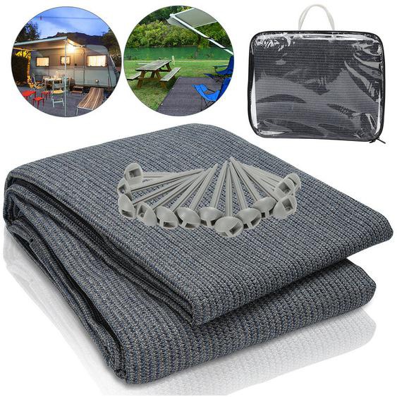 Vingo - swanew Auvent tapis étanche camping tapis tente sol extérieur tente bâche pique-nique couverture caravane 300x600CM