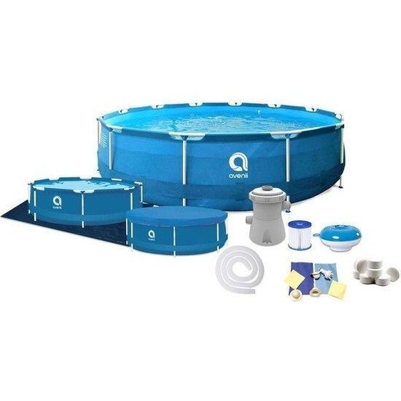 Avenli Piscine gonflable 366 x 76 cm - Kit complet avec pompe