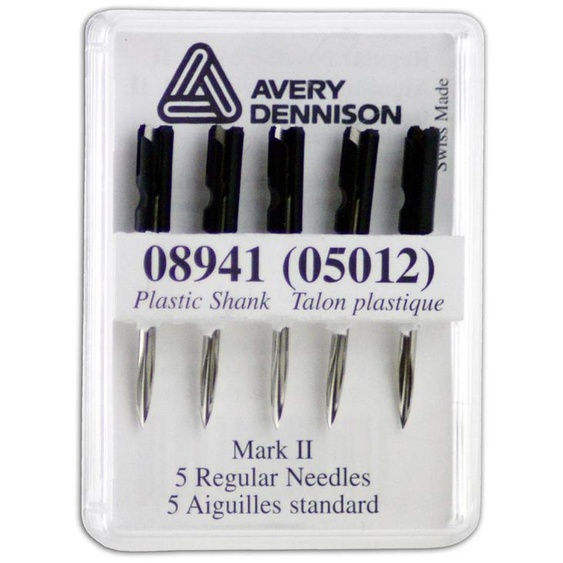 AVERY DENNISON Aiguilles pour pistolet à étiqueter standard - Métal - Lot de 5