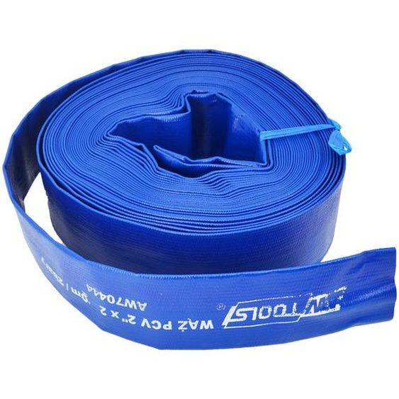 AWTOOLS Tuyau à eau 2 x 50m PVC/BLEU