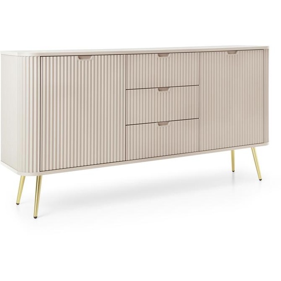 AX LIVING Armoire à tiroirs Commode Salvia KSZ168 168 cm Cachemire