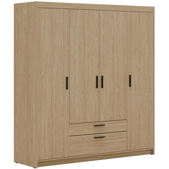 AX LIVING Armoire à tiroirs Penderie chene huilé Armoire Storicos 4P 176,3 cm