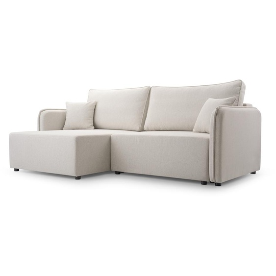 AX LIVING beige L Canapé Mentone Canapé pour salon crème 227 cm L