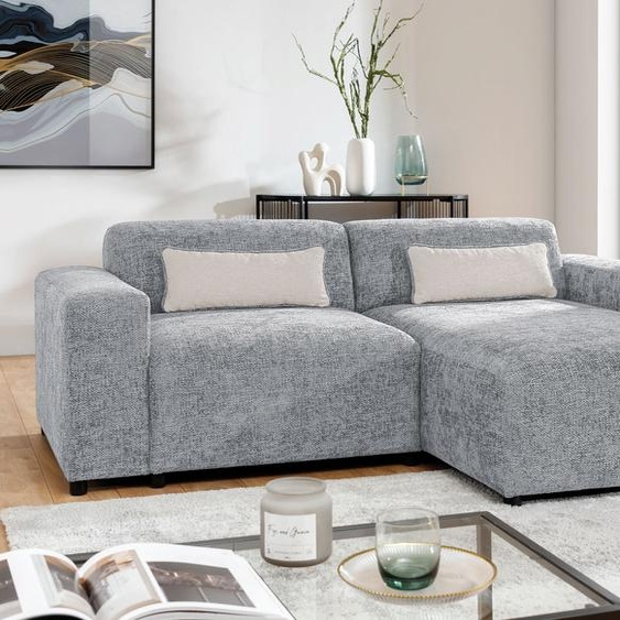 AX LIVING Canapé dangle gris clair Jughlio, 240cm moderne & fonctionnel R