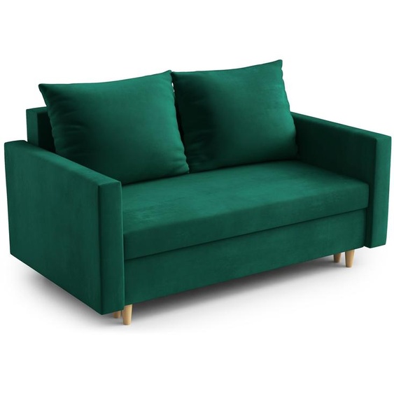 AX LIVING Canapé Modern Shurton 155 cm Vert foncé - Stylé 2 places