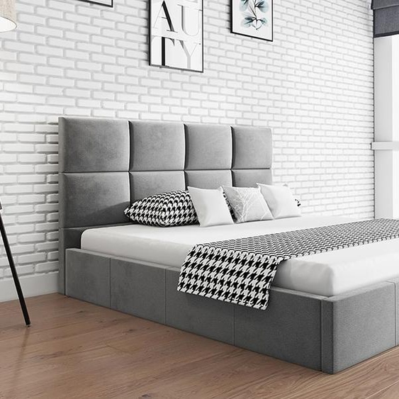 AX LIVING Lit 140x200 Silino I - Le confort et la fonctionnalité réunis JS90