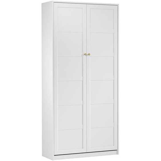 AX LIVING Lit mural Raiane PT90 Lit escamotable en blanc sans matelas