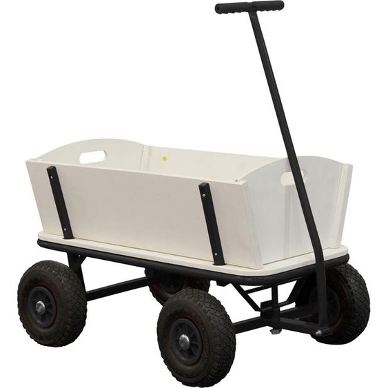 AXI SB120 Chariot pliable noir | Chariot à main pliable avec housse, poche intérieure et porte-boissons - Roues en caoutchouc PP | Capacité : 60 l