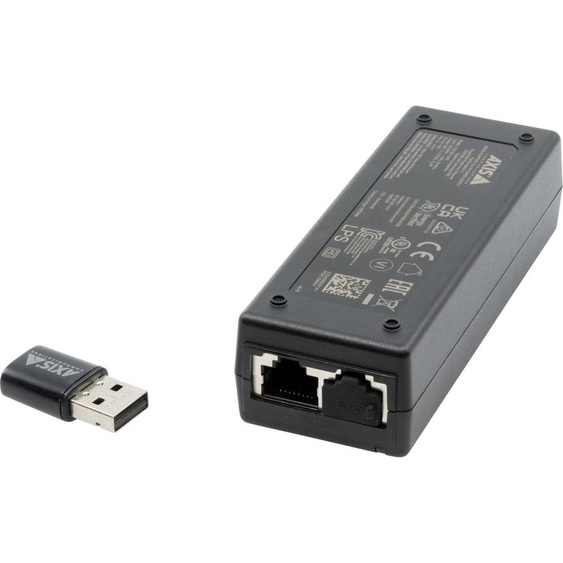AXIS TM1901 Black Wireless Kit for M1075-L 2.4/5GHz Indoor Camera (Kit sans fil noir pour caméra dintérieur M1075-L 2.4/5GHz)