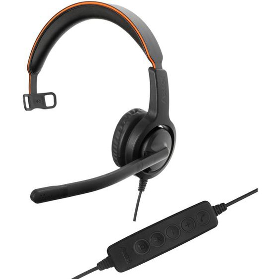 Axtel Voice UC40 HD Mono NC - Casque filaire USB - Noir