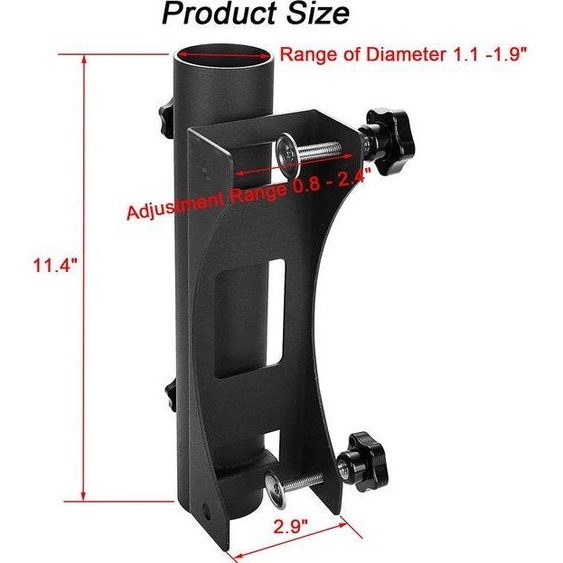 Azomor et supports réglables pour pare-soleil de balcon et parasols
