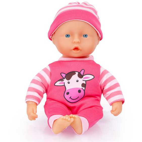 Baby Doll Poupée En Tissu 20cm Multicolore