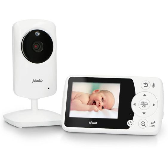 Babyphone Caméra Et Écran Couleur 2,4 Pouces Blanc, Noir