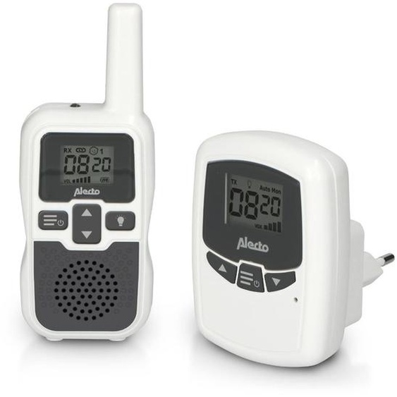 Babyphone Dextérieur Digital (portée 3km) Blanc, Gris