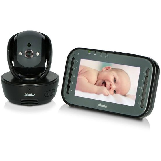 Babyphone Sans Fil Avec Caméra Et Écran Couleur 4,3 Pouces – Moniteur Bébé, Vision Nocturne, Longue Portée Noir