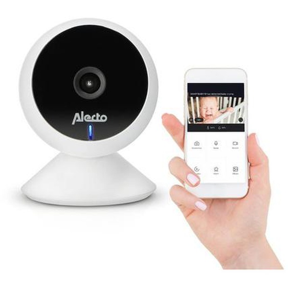 Babyphone Wifi Avec Caméra Smartbaby Blanc, Noir