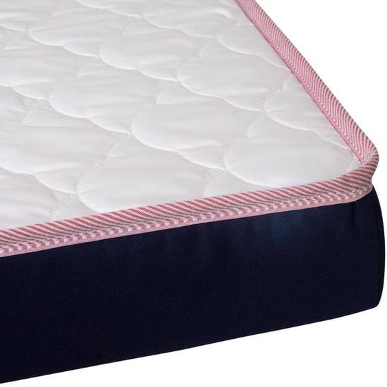 Babysom - Matelas Bébé 70x140 Cm - Réversible Été/hiver - Sans Traitement Chimique - Certifié Oeko-tex - Fabrication Française Blanc