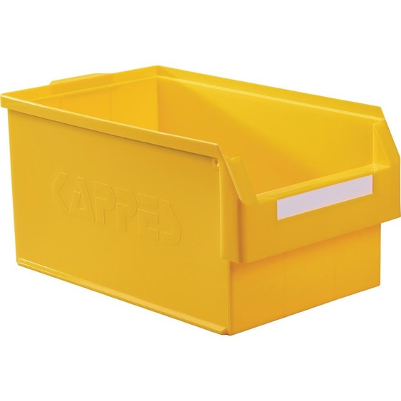 Bac à bec L500xl300xH250mm PE jaune KAPPES
