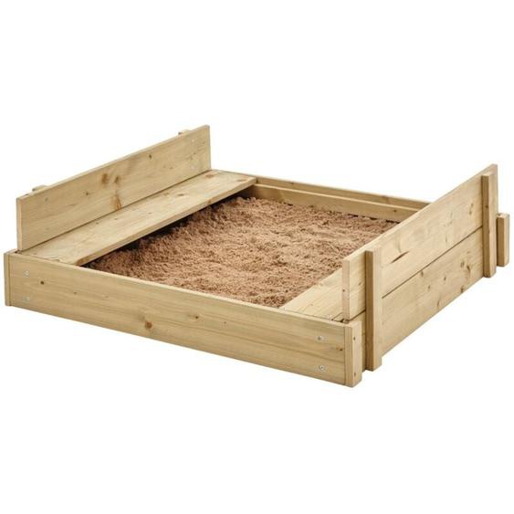 Bac à sable bois fsc® avec bancs intégrés