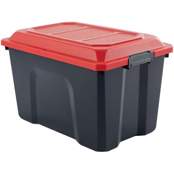 Bac de rangement Sundis 60 L rouge et noir