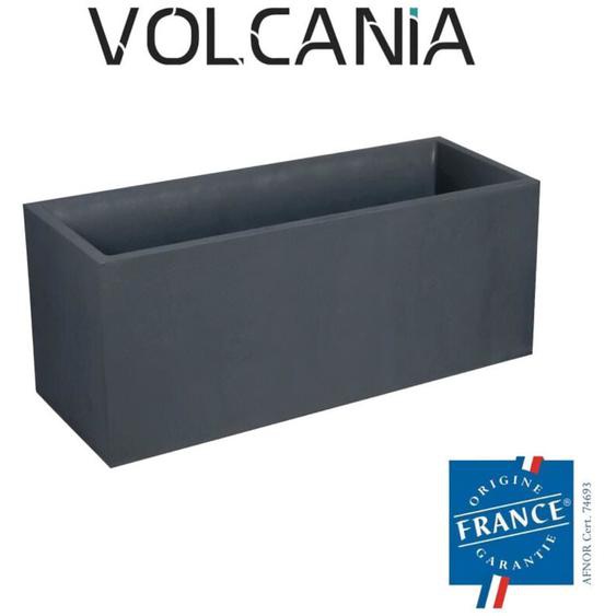 EDA - Bac jardiniere Volcania 100 x 40 x 40 cm - 97,6 l - Gris anthracite