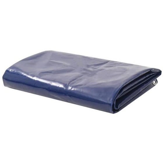 Bâche 650 g / m² 3,5 x 5 m Bleu