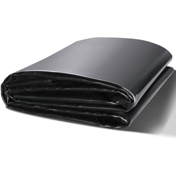 Bâche Bassin 3x4,6 m Revêtement pour Étang Épaisseur 1,5 mm Pliable en epdm sous-Couche Facile à Découper pour Étangs à Poissons, Carpes Koi, Jeux