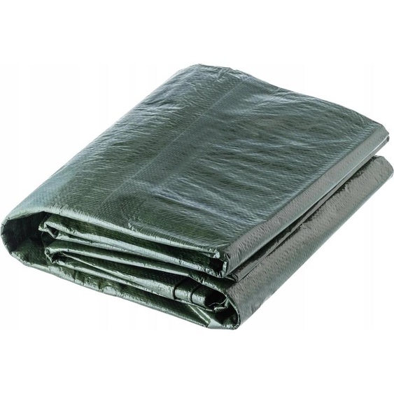 Bâche de protection/bâche en tissu - Bâche de protection - Renforcée - 10 x 6 m - Épaisse - Robuste - Verte