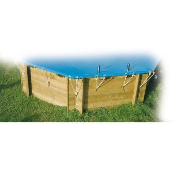 Bâche de sécurité pour piscine rectangulaire – Ubbink - 350 cm - 650cm