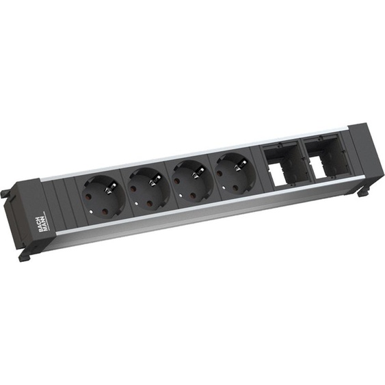 BACHMANN POWER FRAME Large 4x contact de protection 2x ABD