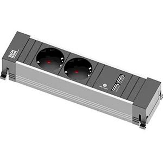 BACHMANN POWER FRAME Small 2x contact de protection 1x USBCharger