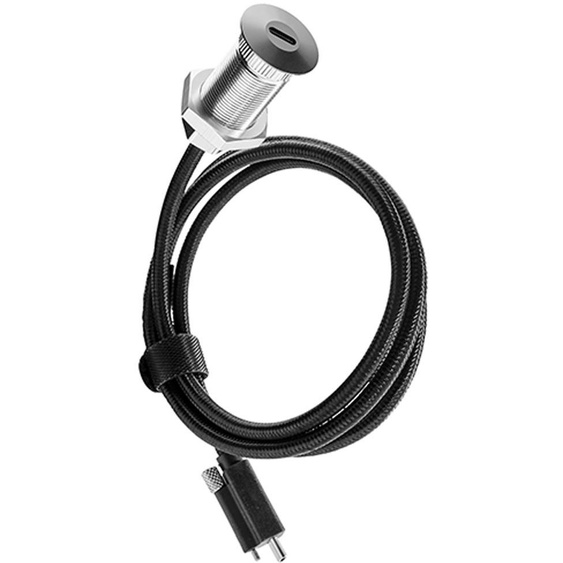 BACHMANN Prise Ochno en aluminium 1,0 m argentée